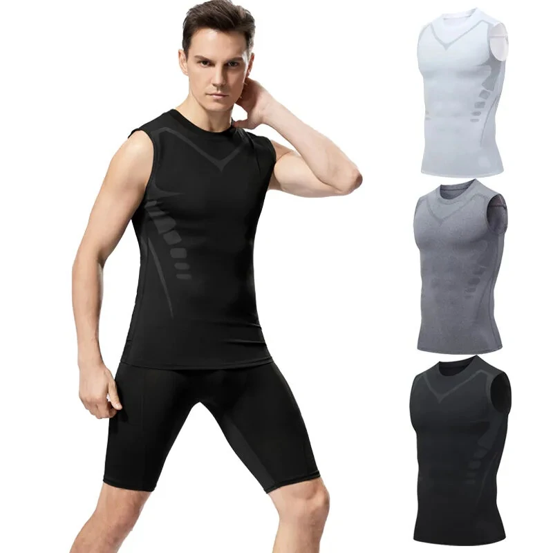 TENGOO Gym Sports Shirt Sleeveless Quick-dry High Elastic Printing Fashion Fitness Sportswear for Running Hiking Fashing Body Building Workout (image for) TENGOO Gym Sports Shirt Sleeveless Quick-dry High Elastic Printing Fashion Fitness Sportswear for Running Hiking Fashing Body Building Workout